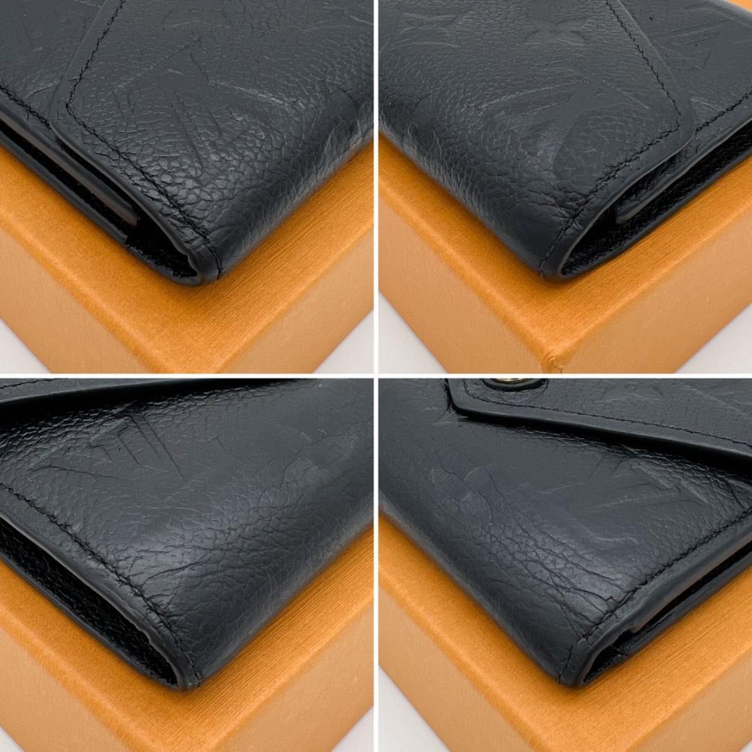 【美品 IC搭載】ヴィトン アンプラント ヴィクトリーヌ コンパクト 財布 黒