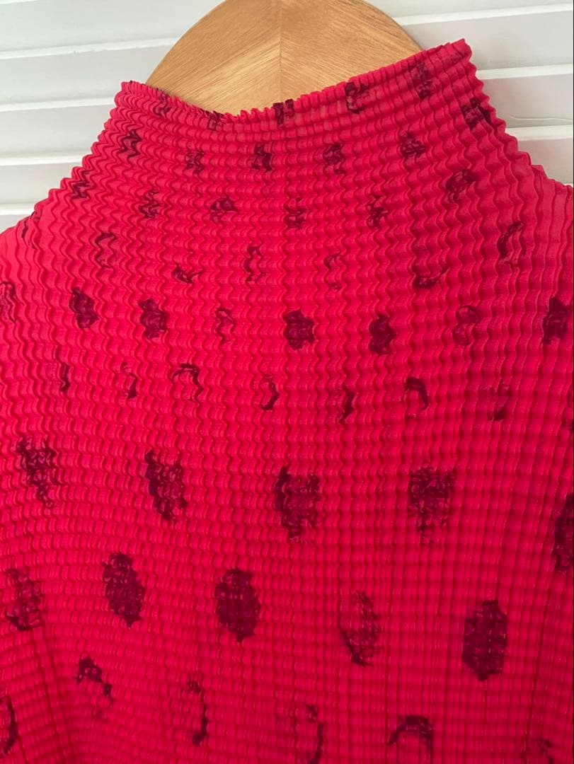 イッセイミヤケ ISSEYMIYAKE プリーツハイネックカットソー半袖