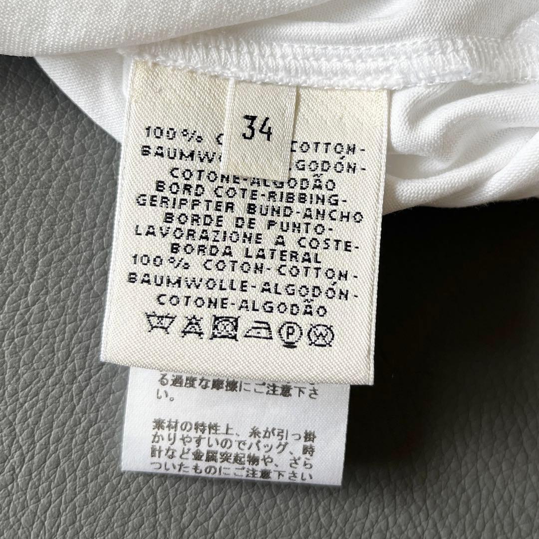 ▼エルメス HERMES エンブロイダリーレース 刺繍Tシャツ カデナ 南京錠
