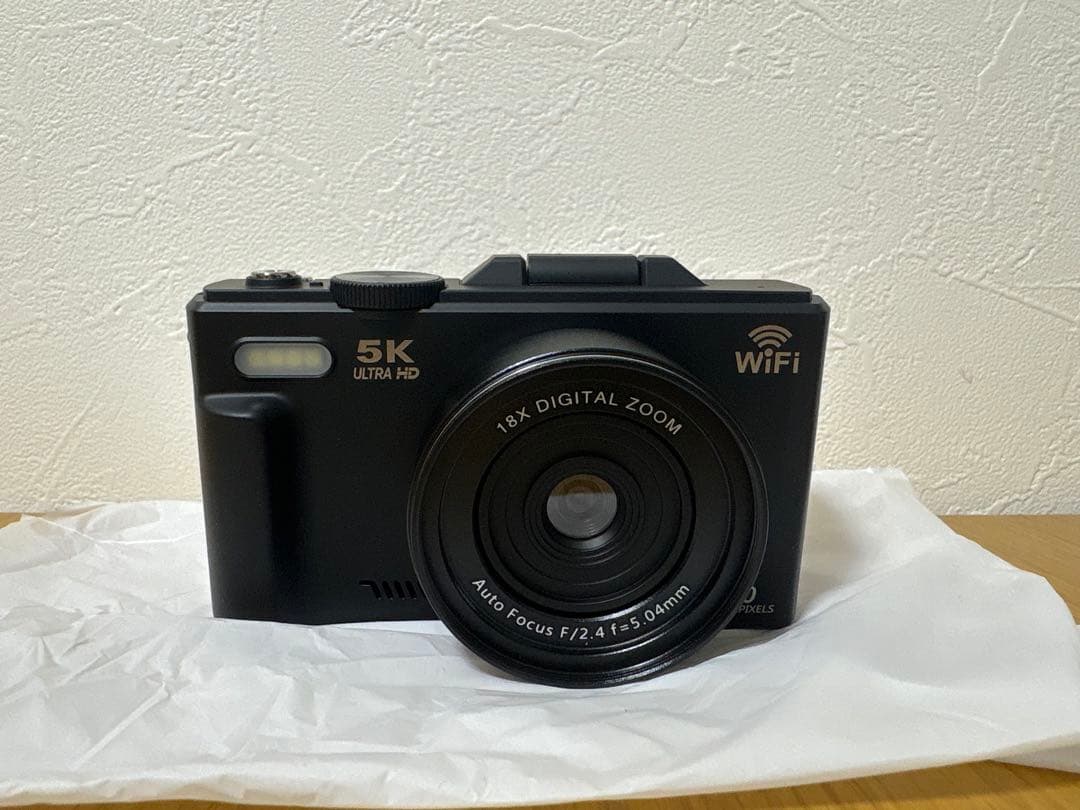 ✨新品 ✨5K対応 デジタルカメラ 7500万画素 WiFi 32GB デジカメ