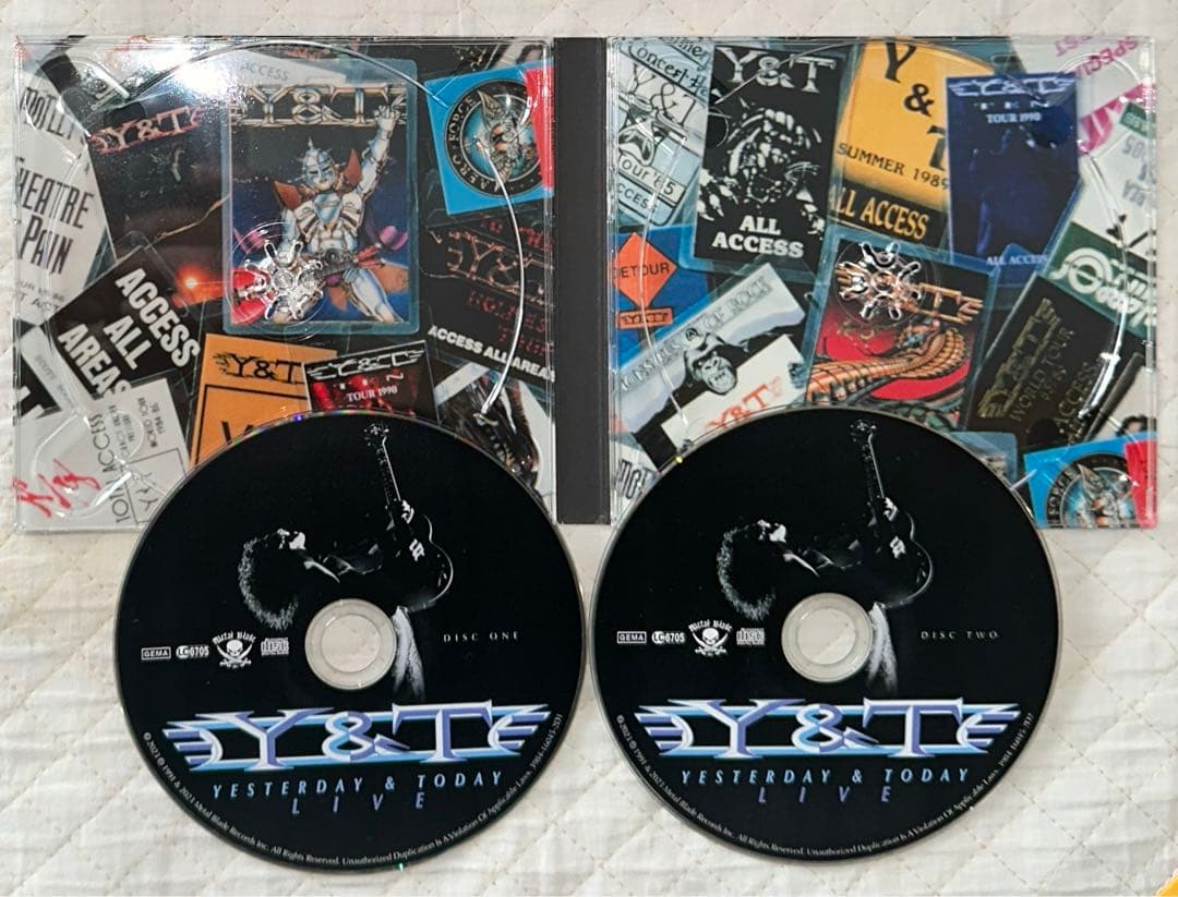 2CDバージョン！Y&T / YESTERDAY & TODAY LIVE