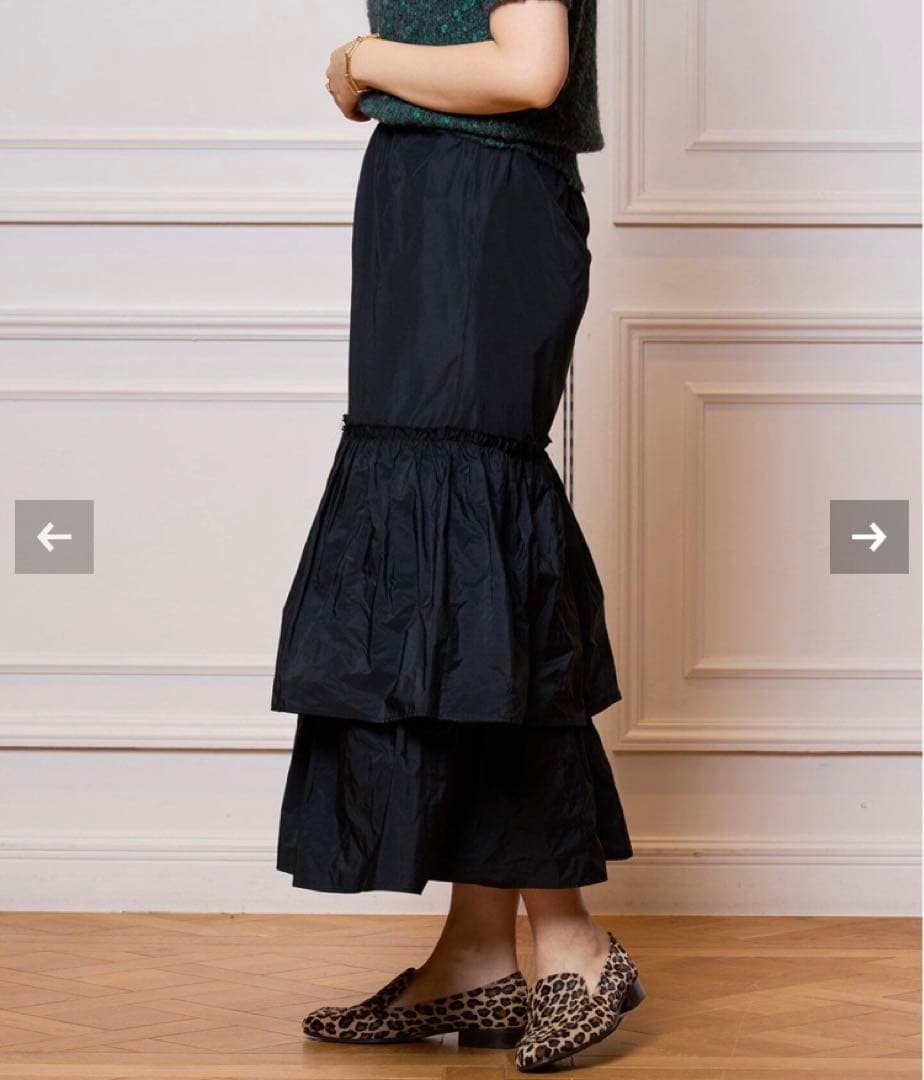 美品　VIOLETTE ROOM IENA LA BOUCLE 別注スカート　黒