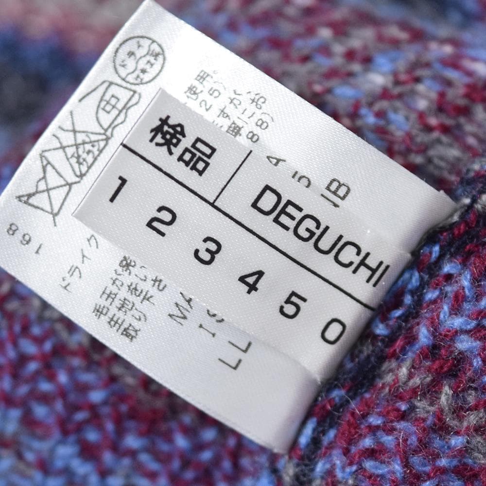 Leilian カシミヤ100％ ノルディック 北欧柄 ニットカーディガン 9