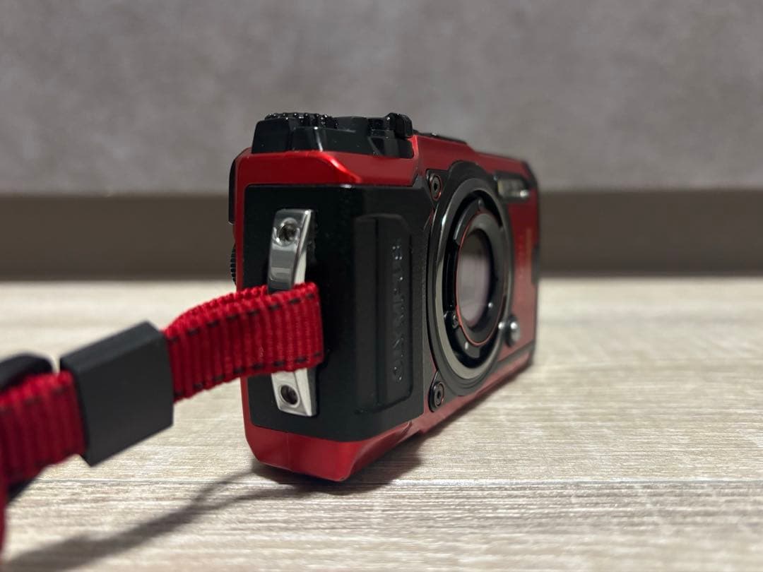 『美品』OLYMPUS TG-6レッドコンパクトデジタルカメラ