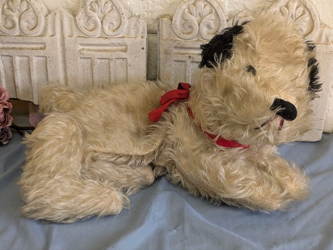英国 アンティーク 犬 パジャマケース