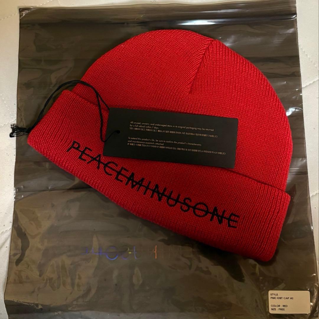 PEACEMINUSONE ニット帽 ビーニー