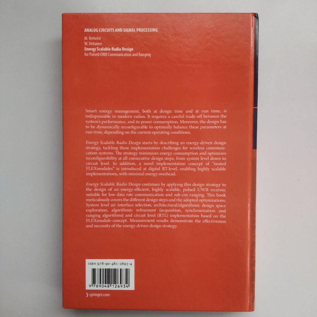 洋書 Energy Scalable Radio Design