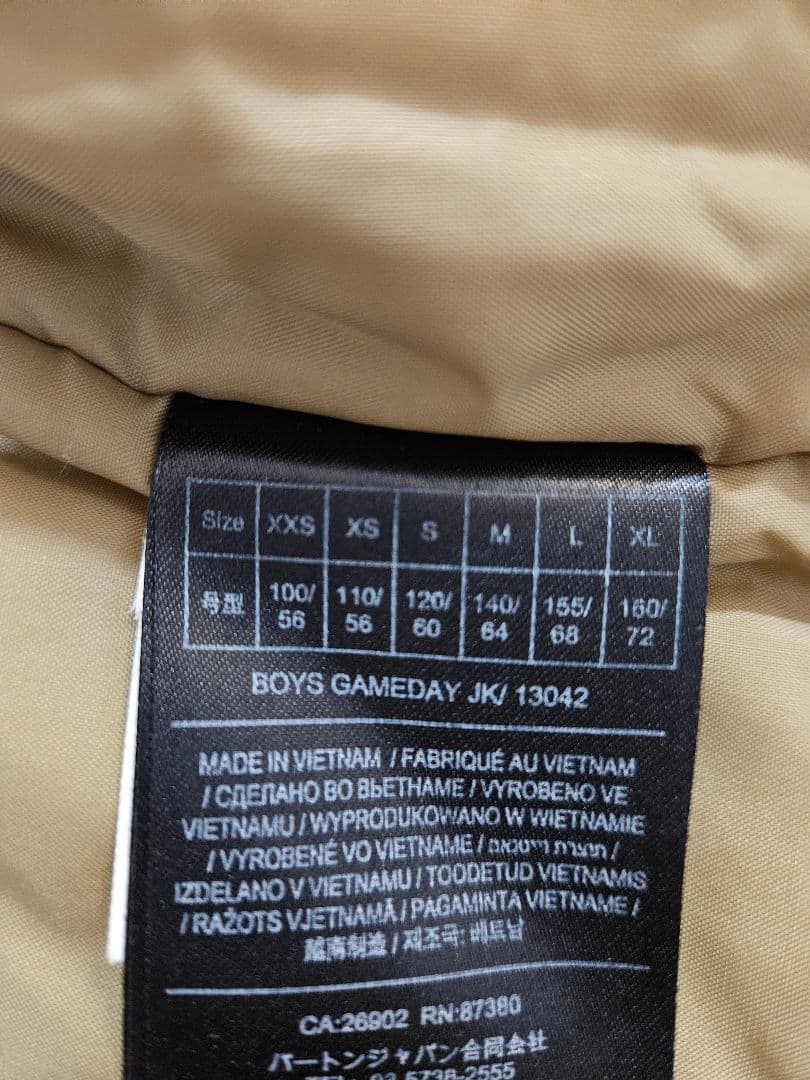 BURTON スノーボードウェア キッズL　150-160