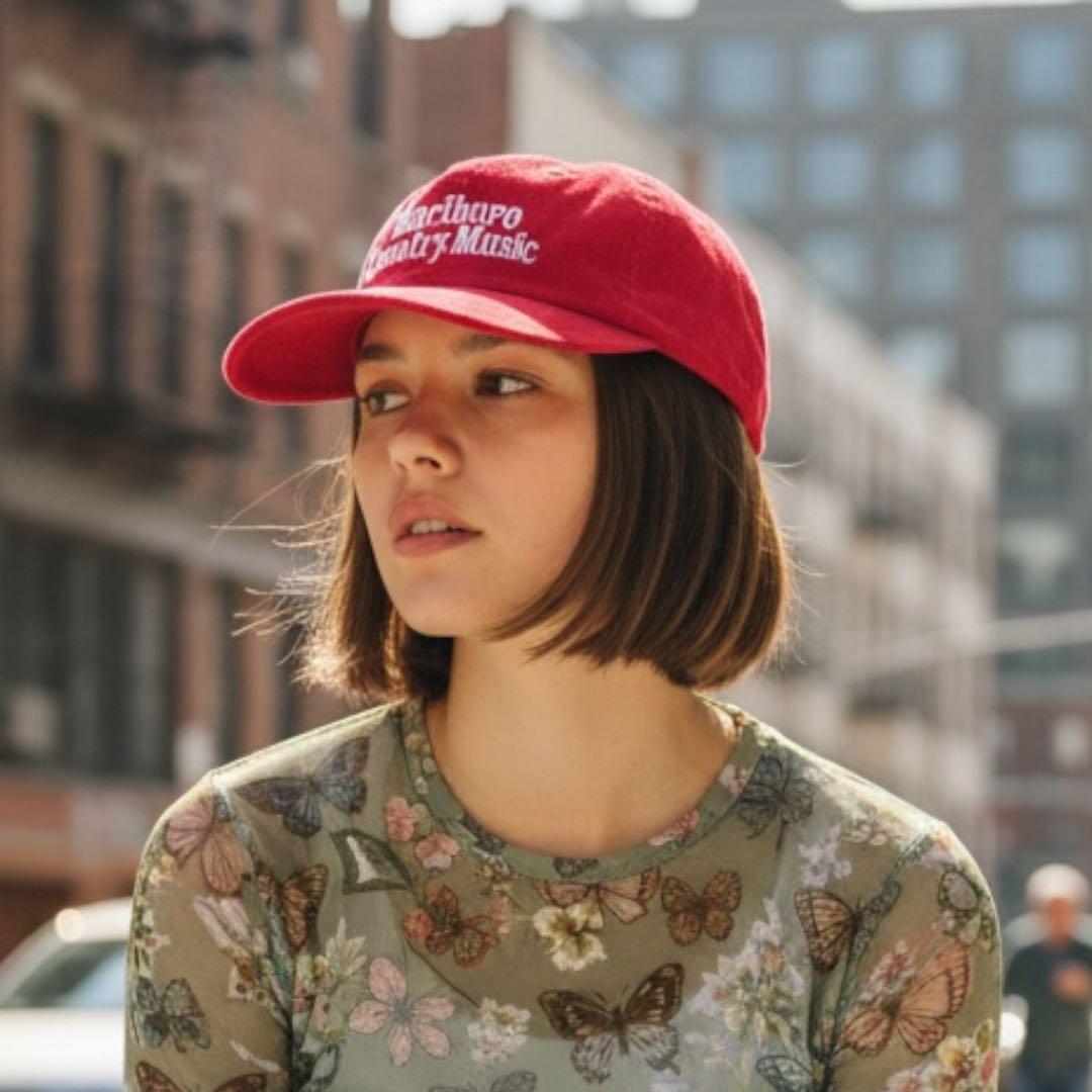 Marlboro Country Music コーデュロイキャップ CAP 赤