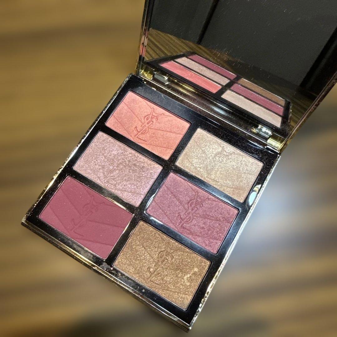 YSL 限定チークハイライターパレット 6色