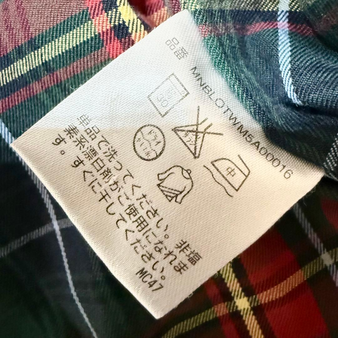 90s ポロ バイ ラルフローレン スイングトップ ネイビー 裏地チェック XS
