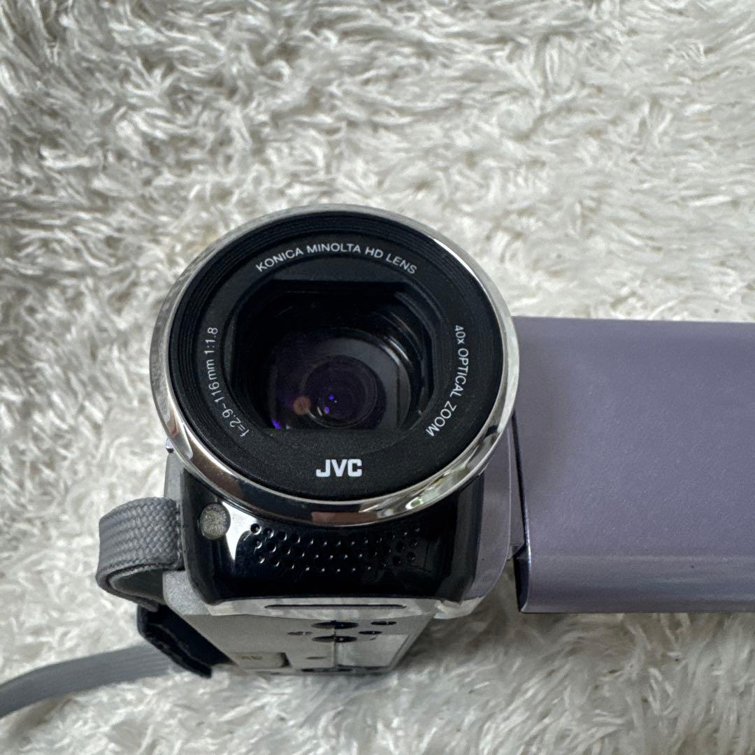 JVC Everio GZ-E345-V ビデオカメラ バイオレット