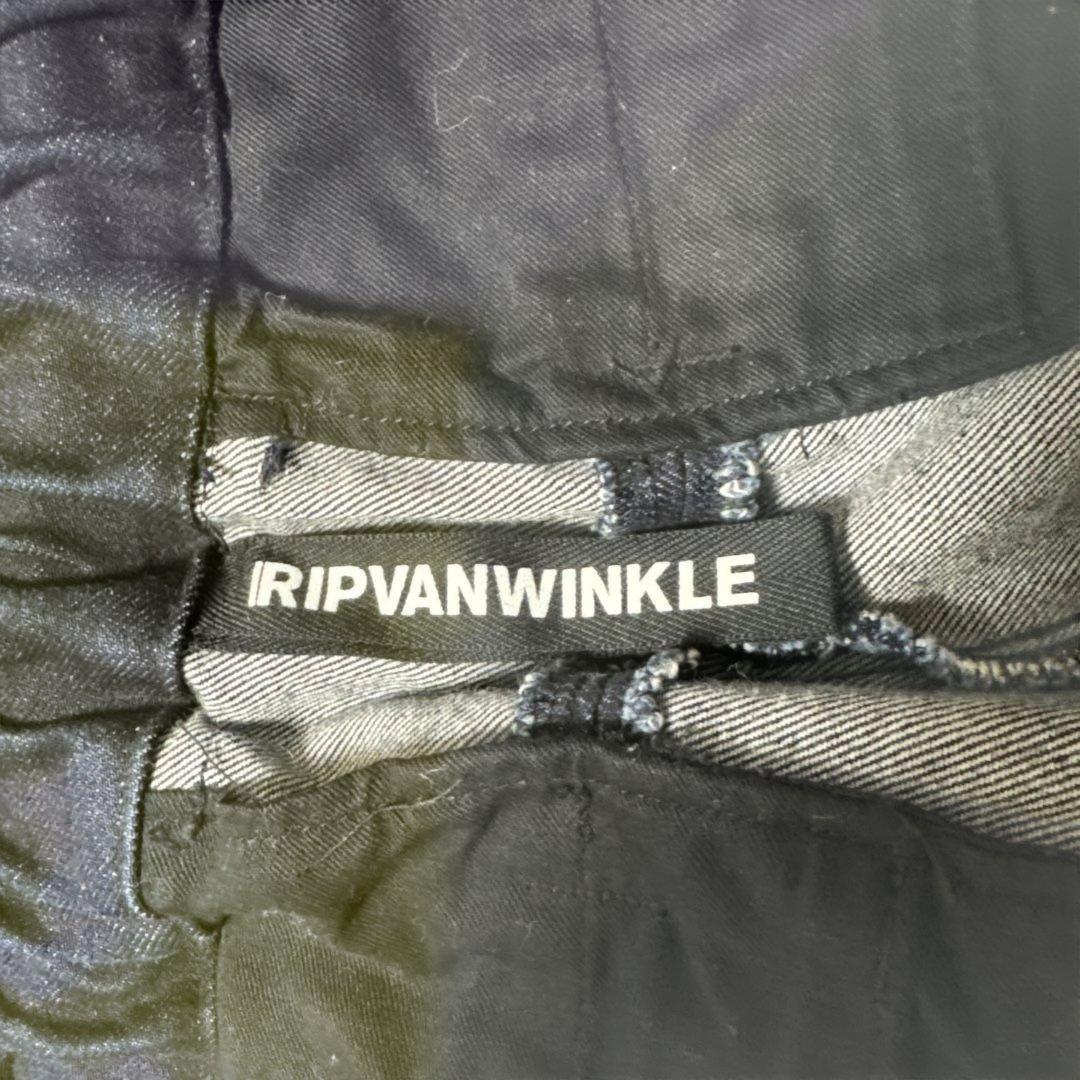 ripvanwinkle ダークブルー サルエルパンツ　４