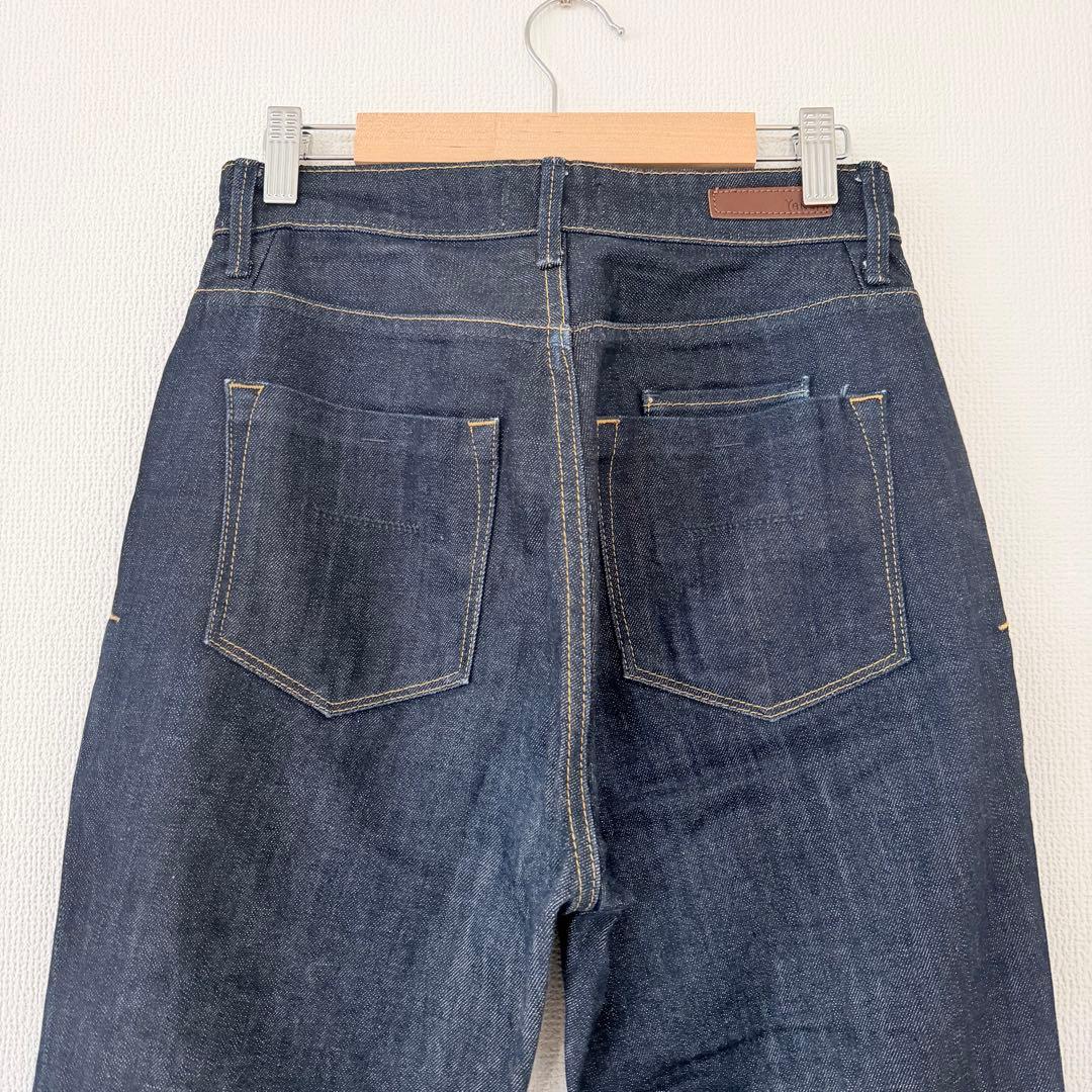 YANUK セミフレアデニム 25ハイウエスト ワンウォッシュ美品 日本製