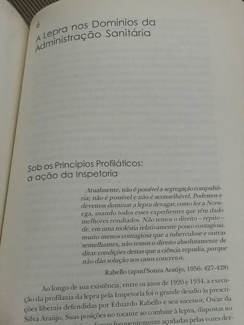Lepra, Medicina e Políticas de Saúde no…