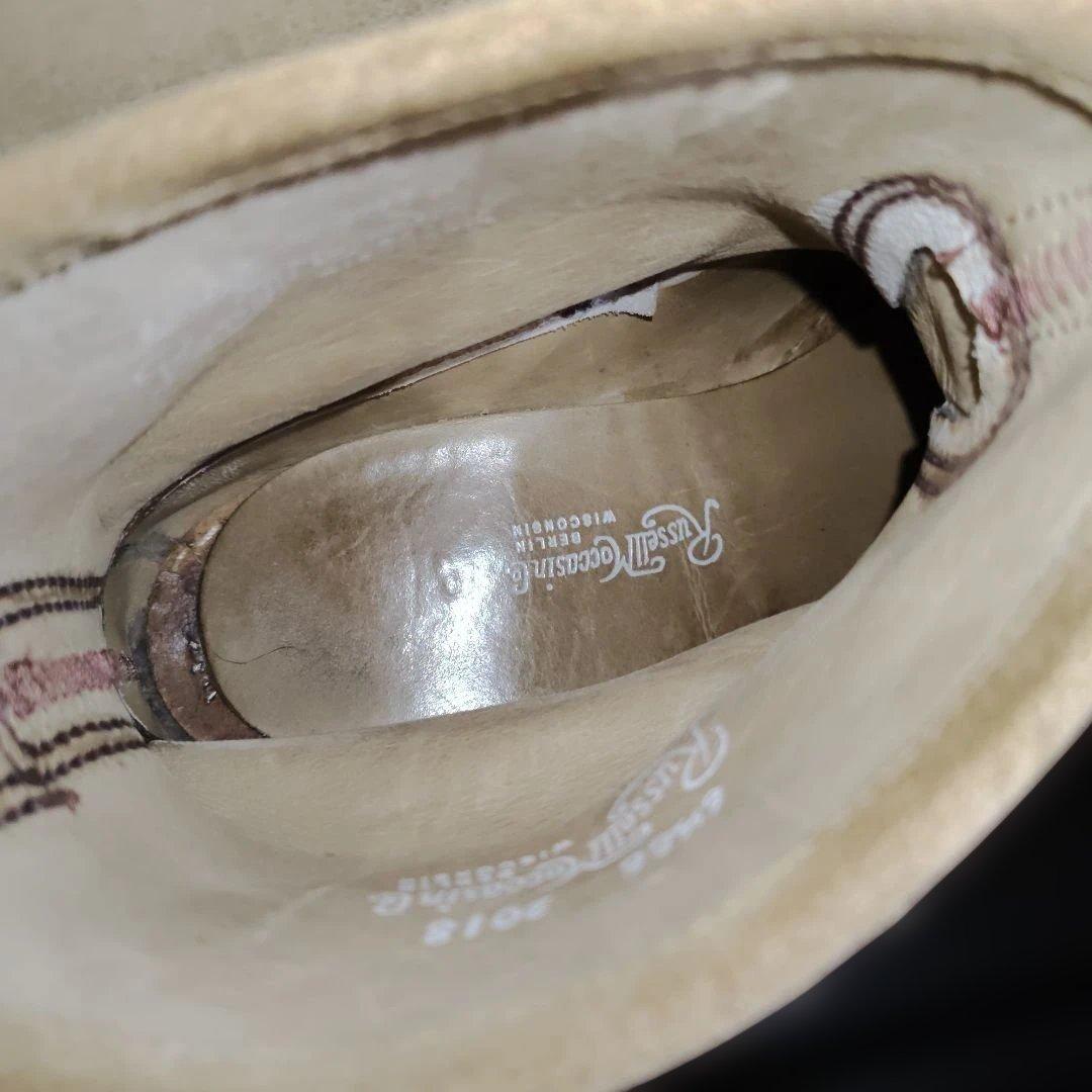 Russell Moccasinラッセルモカシンノックアバウトララミースウェード