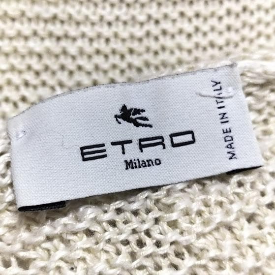 ETRO エトロ ニットカーディガン 長袖 クリーム #38