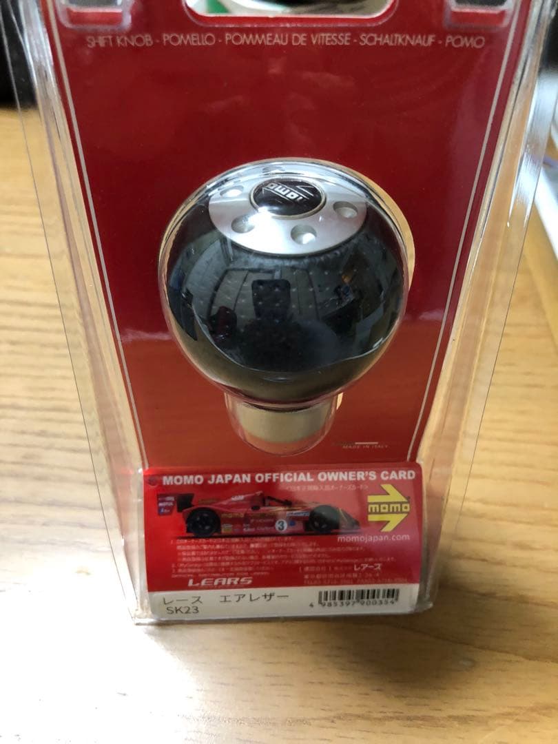 MOMO モモ シフトノブ レース エアーレザー SK23