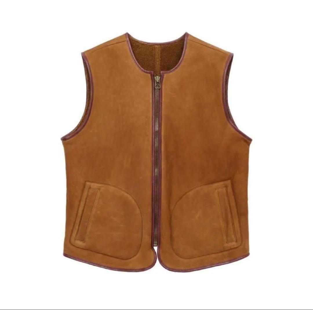 キムタク着 私物 GDC Vegan Mouton Vest ムートン ベスト
