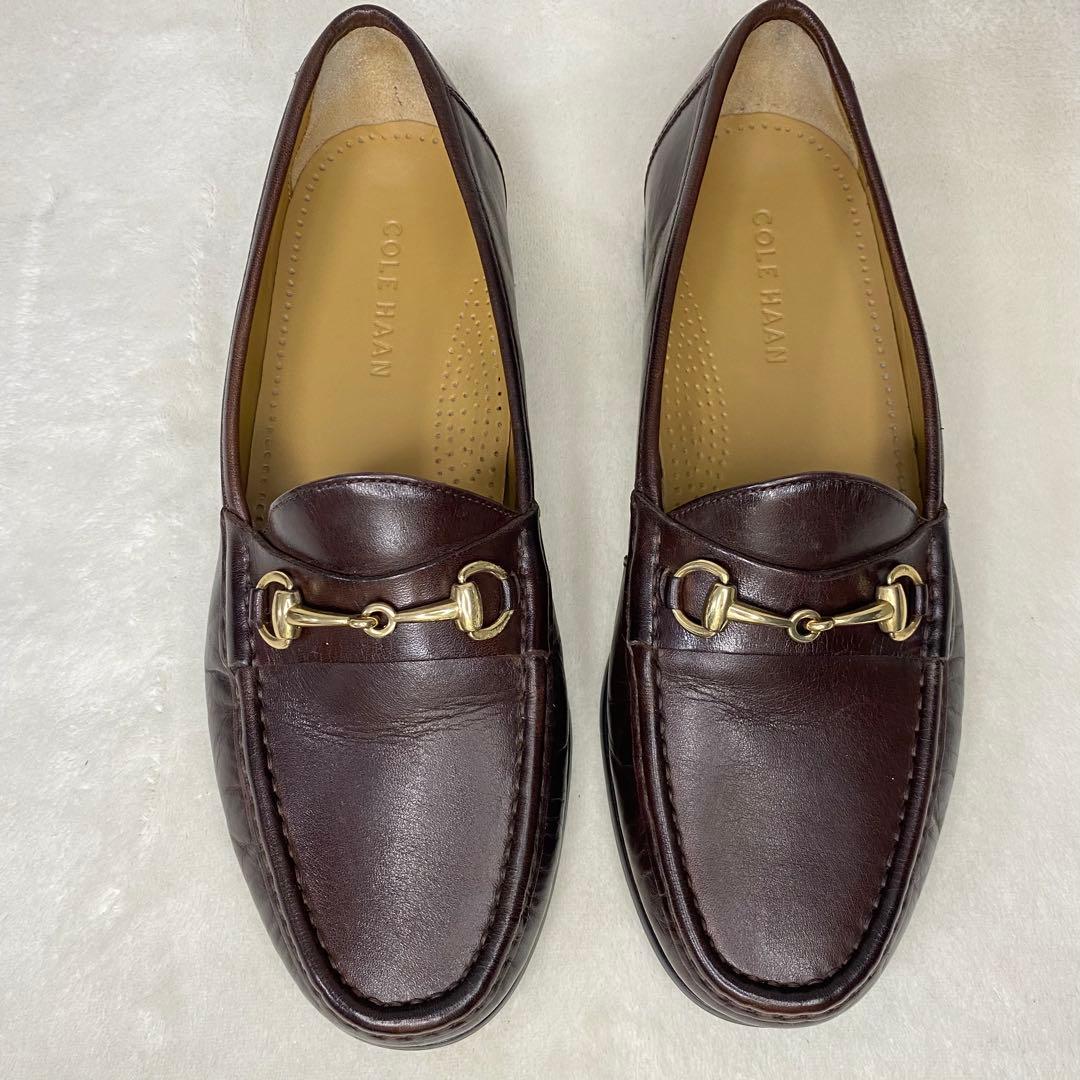 極美品✨COLE HAAN 上質 ホースビットローファー 本革 US7.5