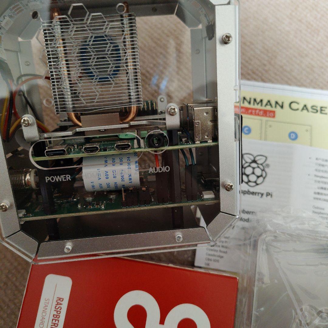 む*ん様 Raspberry Pi 4　modelB　Pironman ミニPC