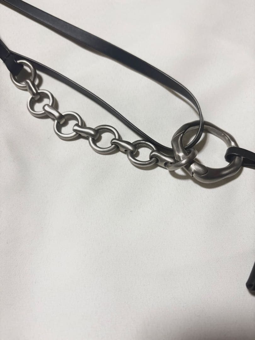 JIL SANDER ジルサンダー ケース ネックレス ブラック 24ss