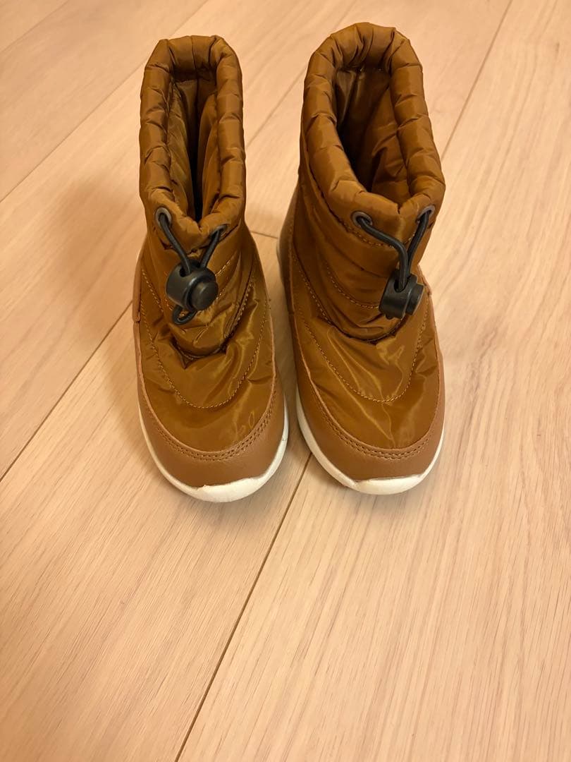 WHEAT スノーウェアセット　86cm ブラウン　つなぎ