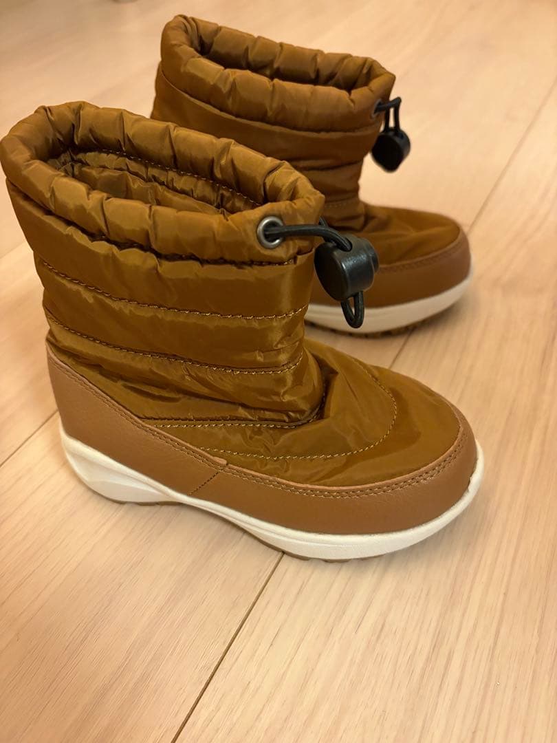 WHEAT スノーウェアセット　86cm ブラウン　つなぎ