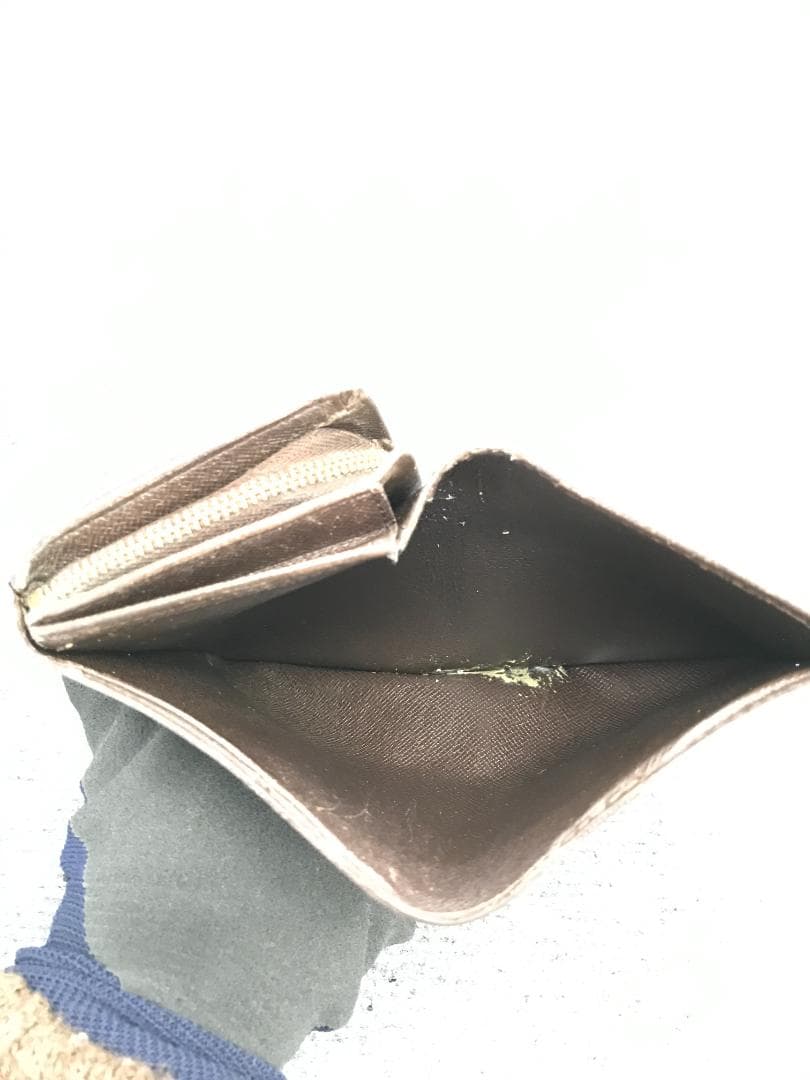 LOUIS VUITTON　二つ折り財布　ダミエ　4