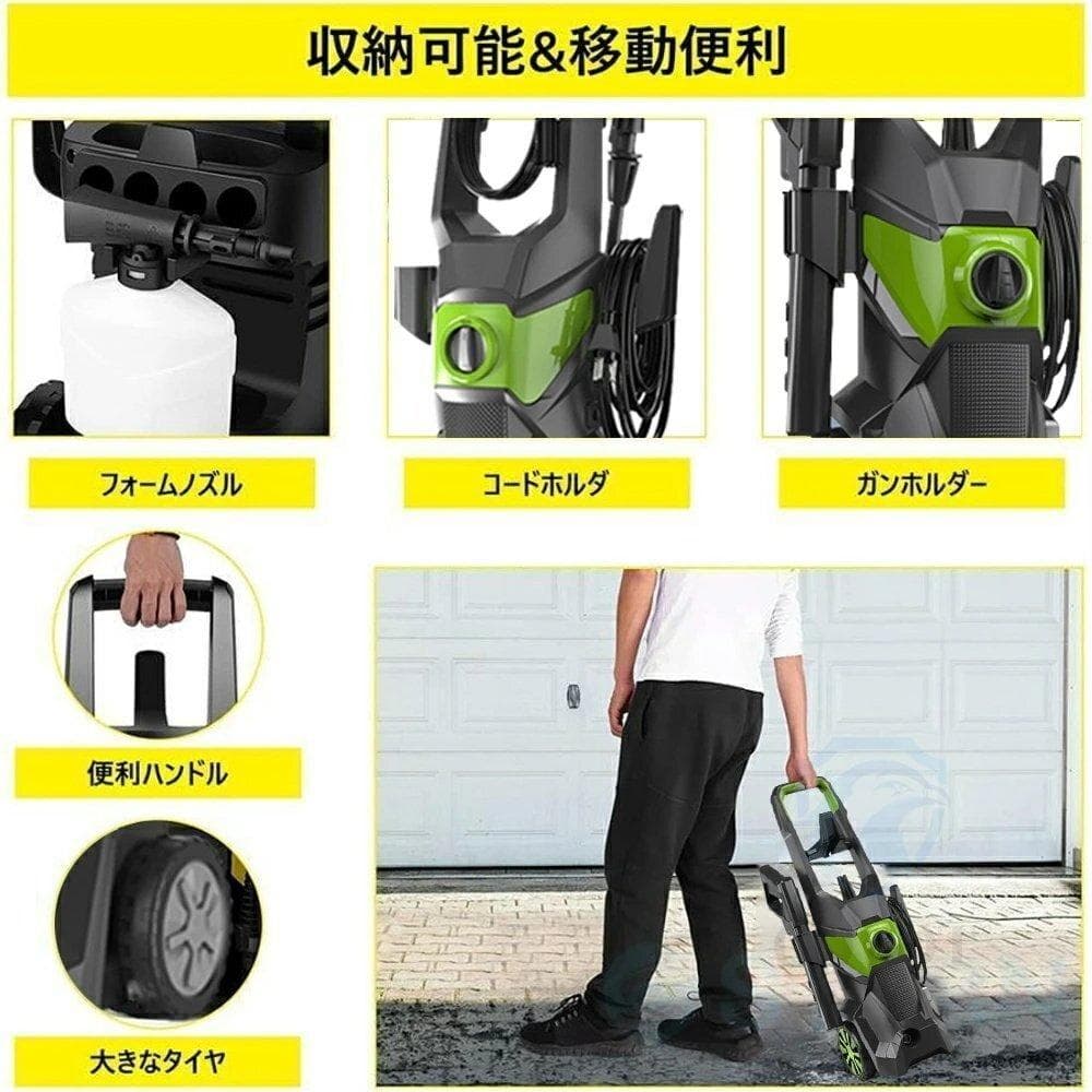 高圧洗浄機 17MPa 480L/h 自吸機能付き
