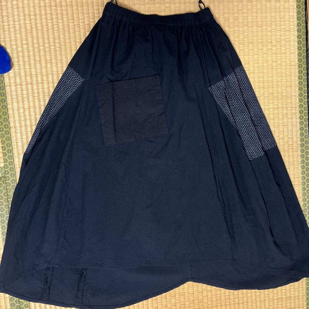 久留米絣　スカート