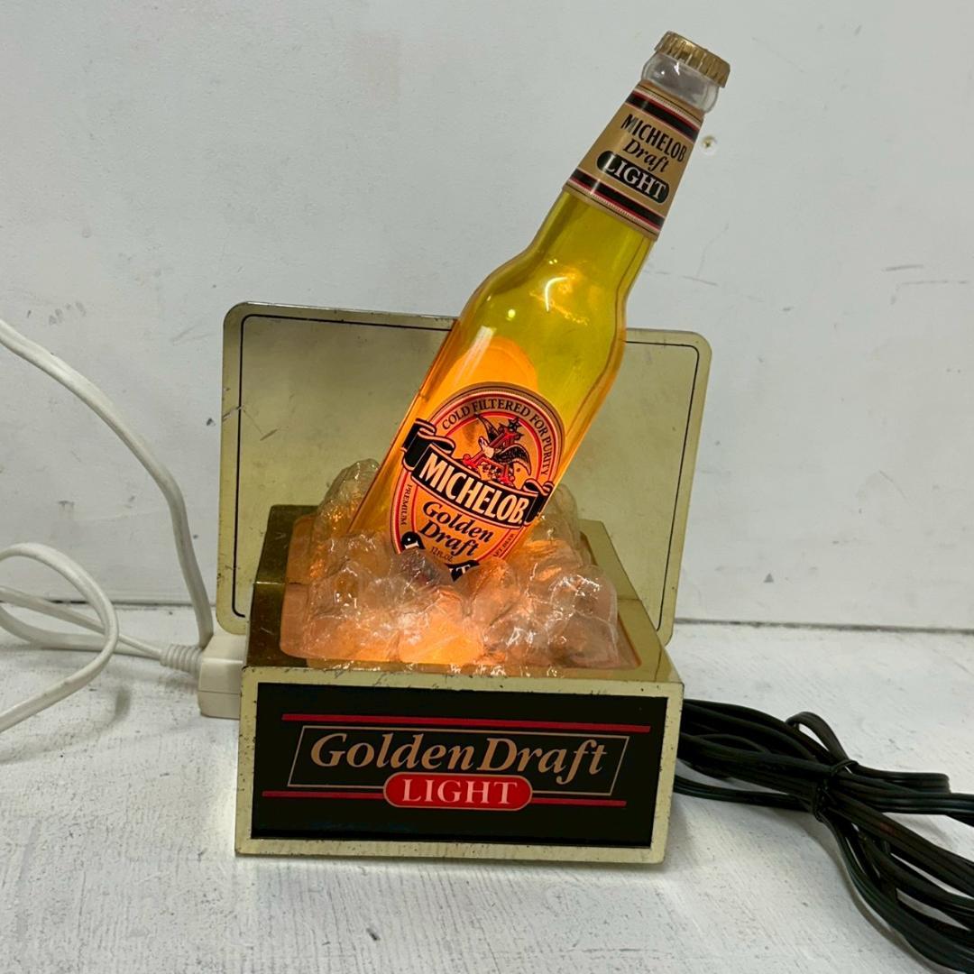 Michelob Golden Draft Light 販促用ライトサイン 看板