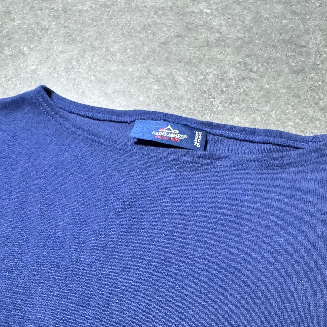 セントジェームス ウェッソン 無地 NAVY ネイビー T6 カットソー 長袖