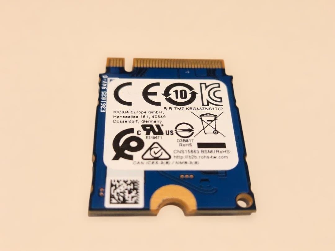 KIOXIA⑦ M.2 SSD NVMe 512GB◆健康状態95%