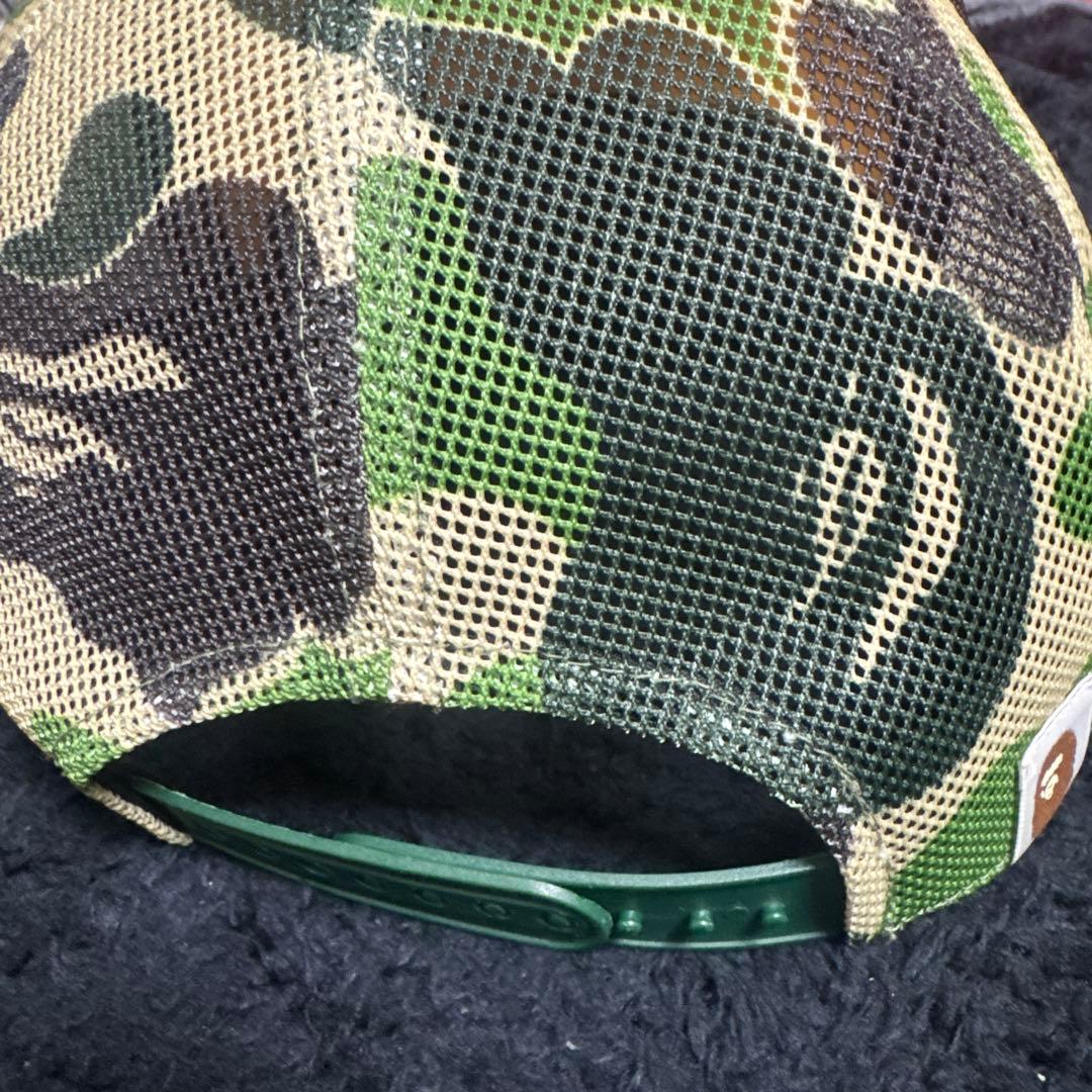 ひ*君様 A BATHING APE カモフラージュキャップ