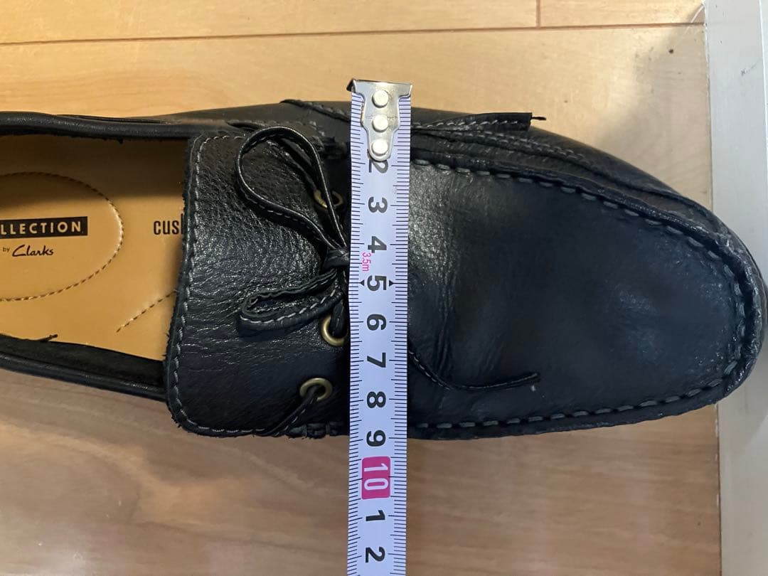 Clarks ブラックレザー シューズ