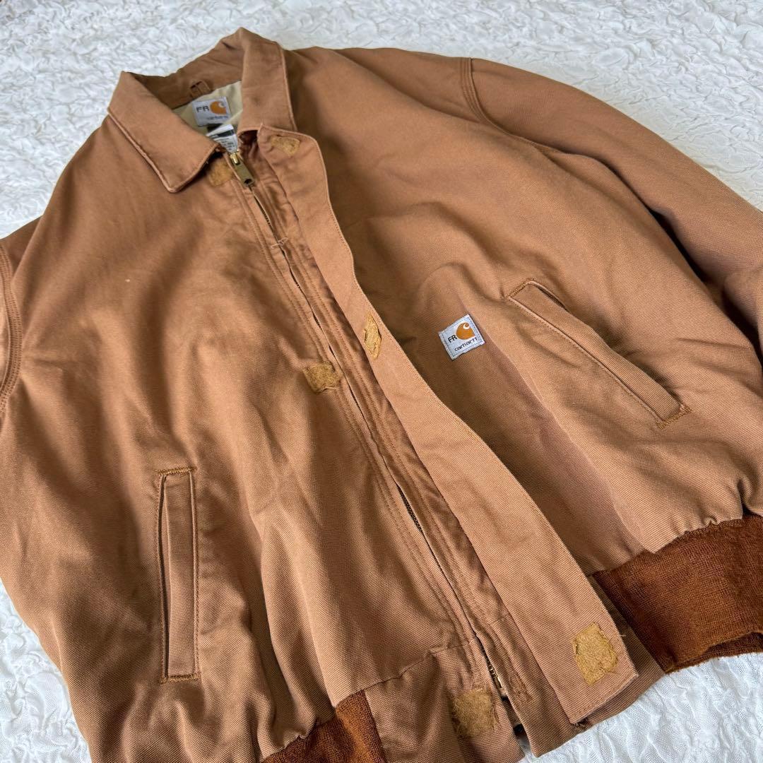 USA製 Carhartt FR ダックジャケット XL レギュラー ブラウン