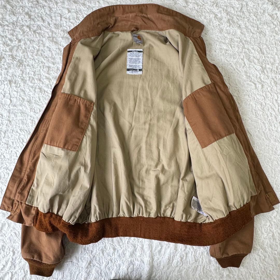 USA製 Carhartt FR ダックジャケット XL レギュラー ブラウン