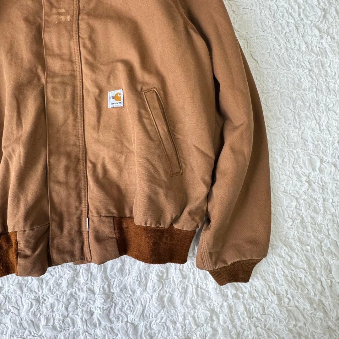 USA製 Carhartt FR ダックジャケット XL レギュラー ブラウン