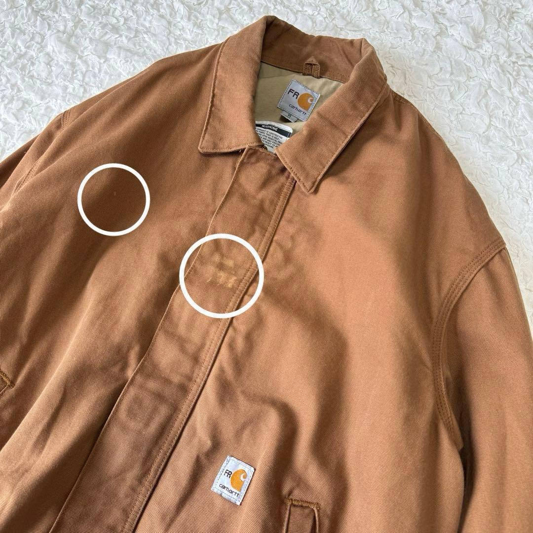 USA製 Carhartt FR ダックジャケット XL レギュラー ブラウン