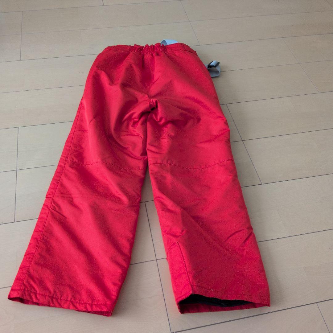 ROSSIGNOL 子ども用 スキーウェア 黒/赤　140cm 男女 防水加工済