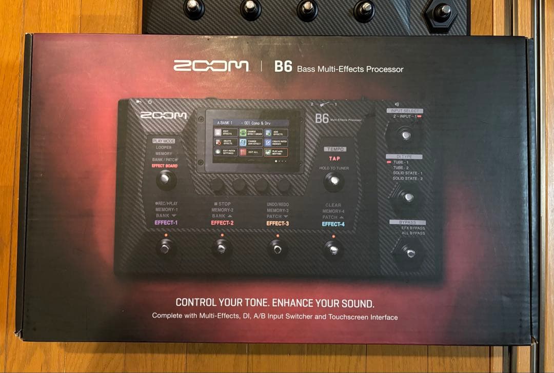 【美品✨】箱・保証書付き ZOOM B6 ベースマルチエフェクター
