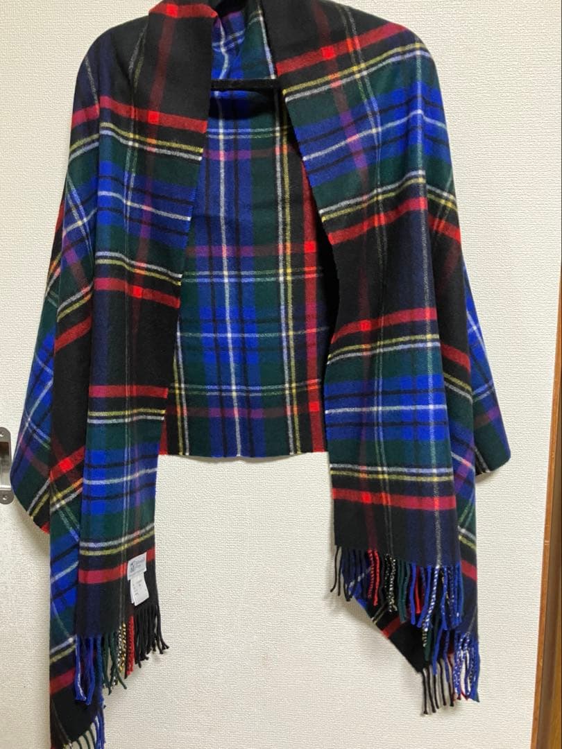 カシミヤ100% ジョンストンズ　大判ストール 別注　セオリー