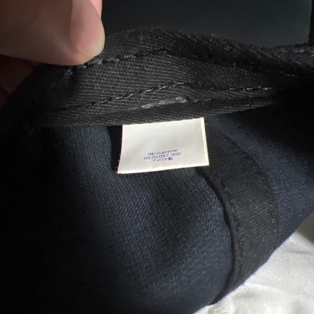 正規品　Supreme コーデュロイ ベースボールキャップ 黒