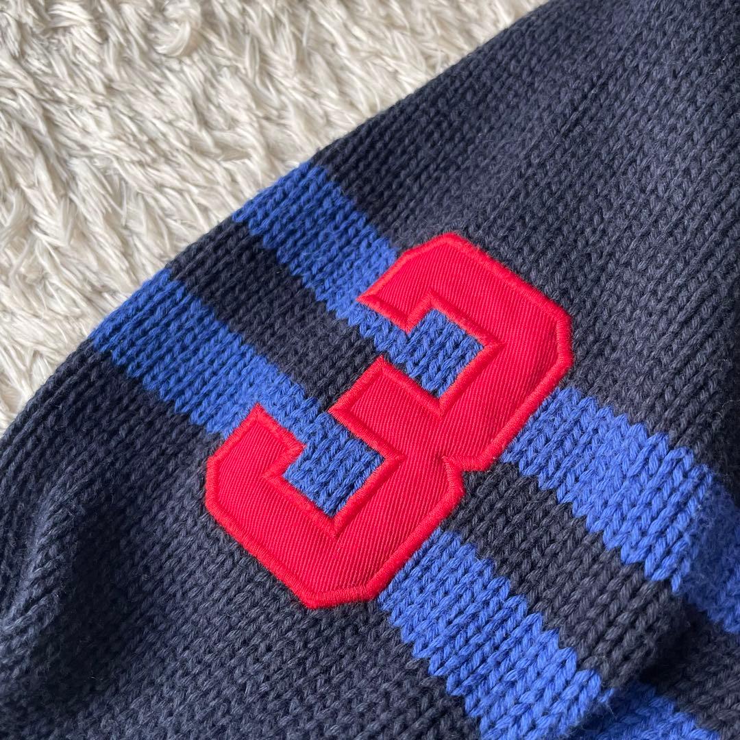 ラルフローレン 美品 コットンカーディガン L ネイビー