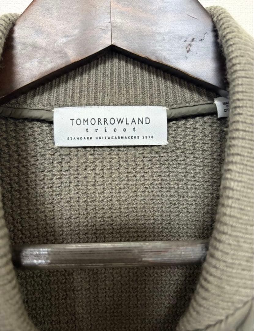 tomorrowland 切り替えニットダウン