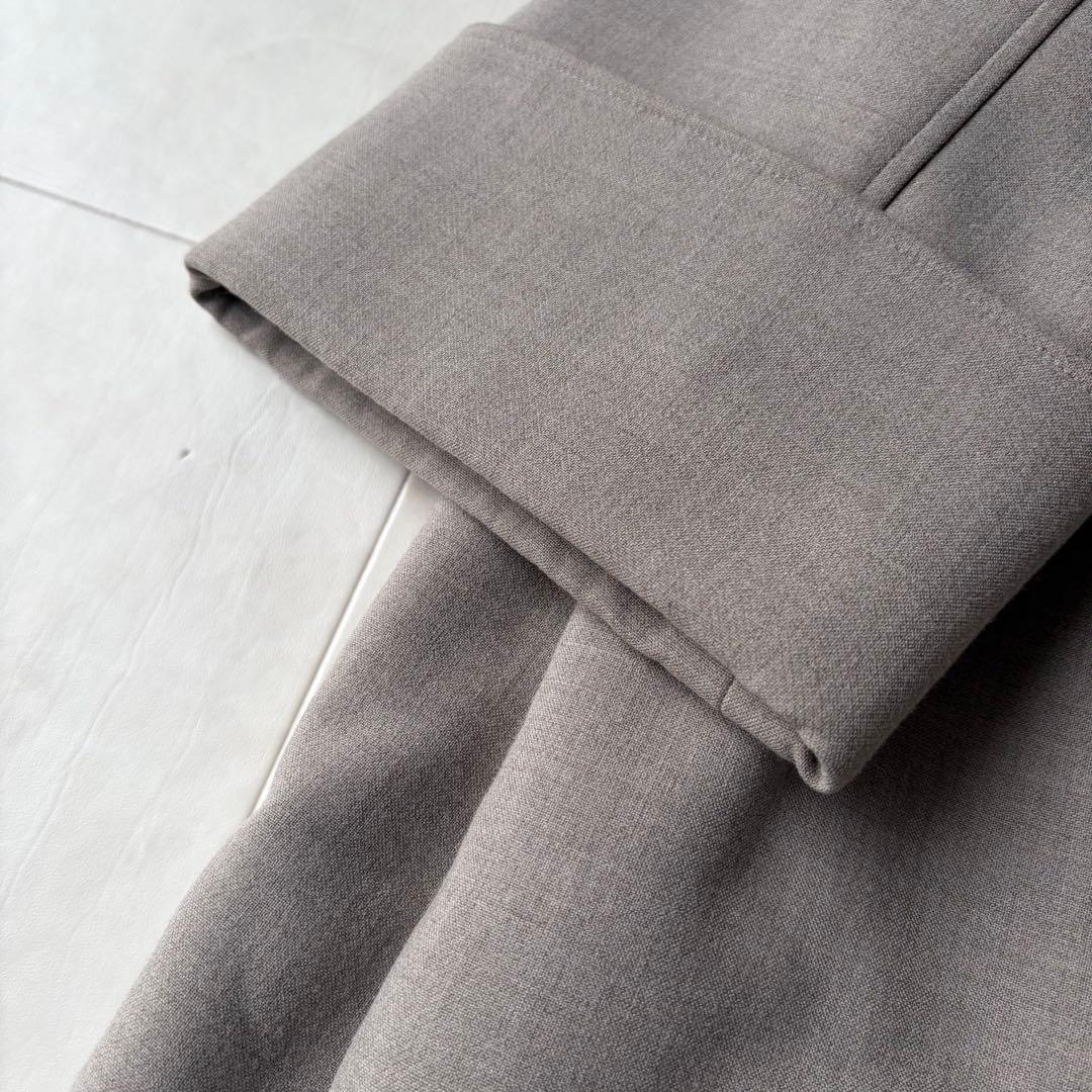 Spick&Span ノーカラーコート グレージュ 36 春秋兼用　羽織