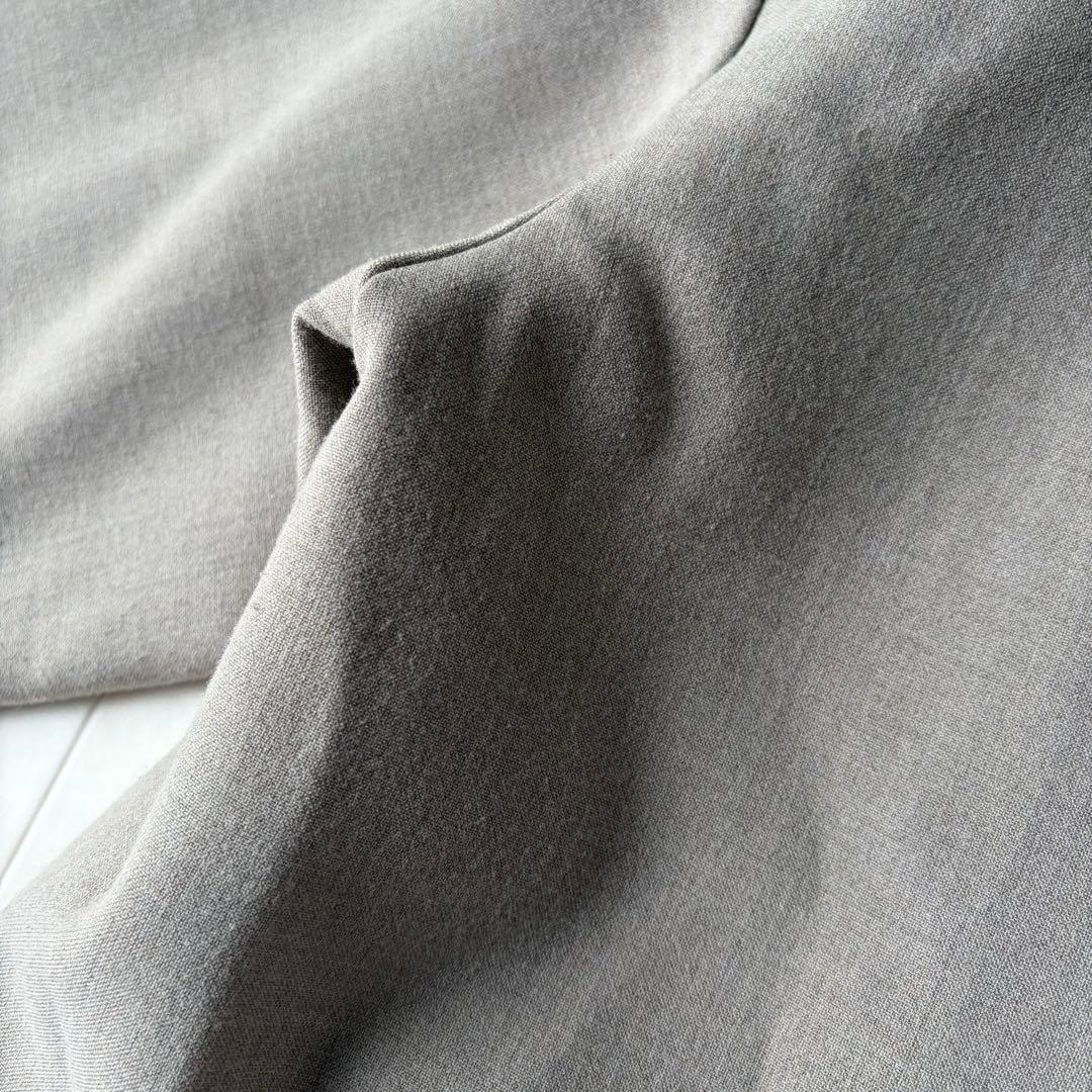 Spick&Span ノーカラーコート グレージュ 36 春秋兼用　羽織