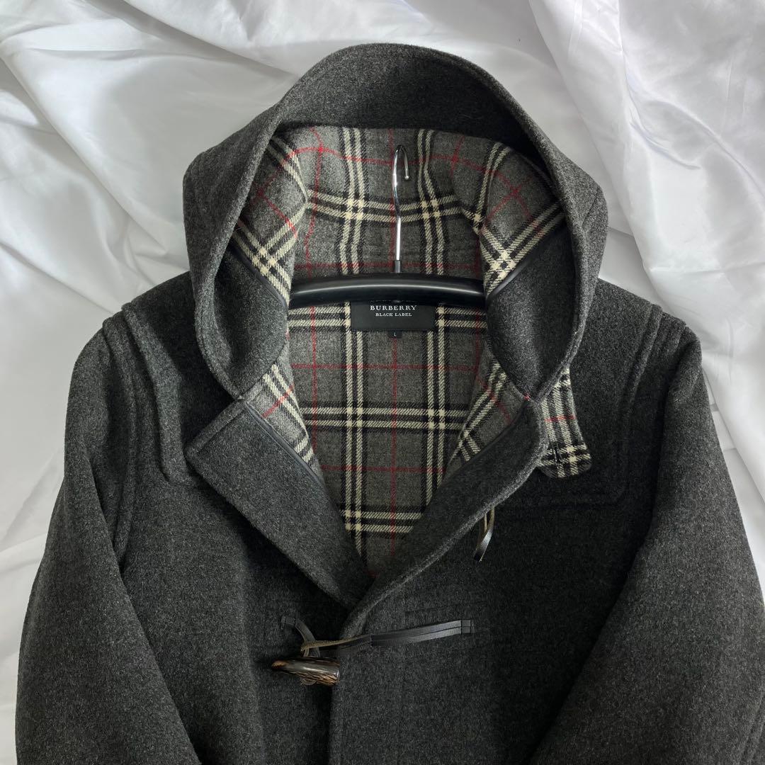 BURBERRY ダッフルコート メンズ L グレー