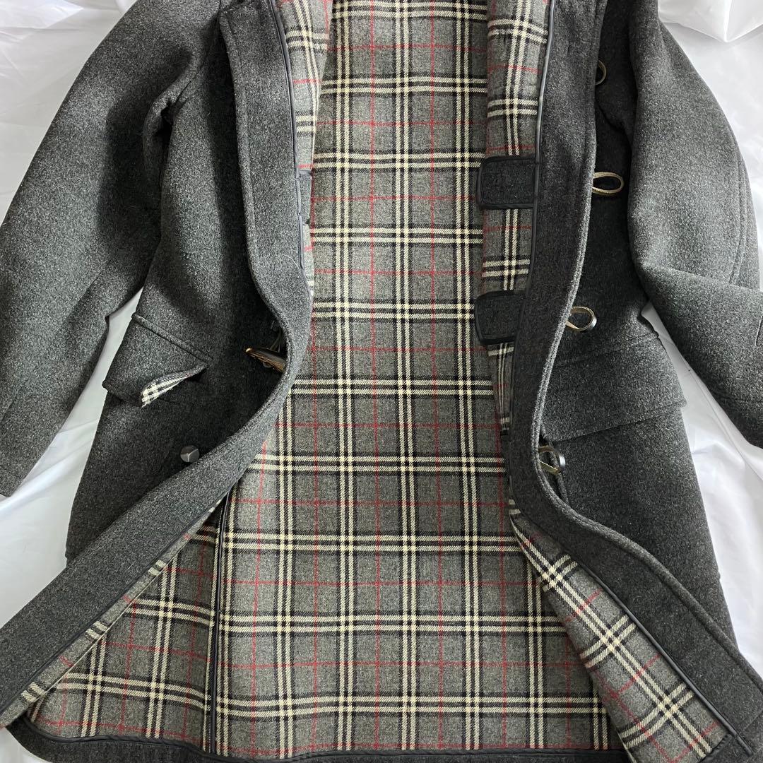 BURBERRY ダッフルコート メンズ L グレー